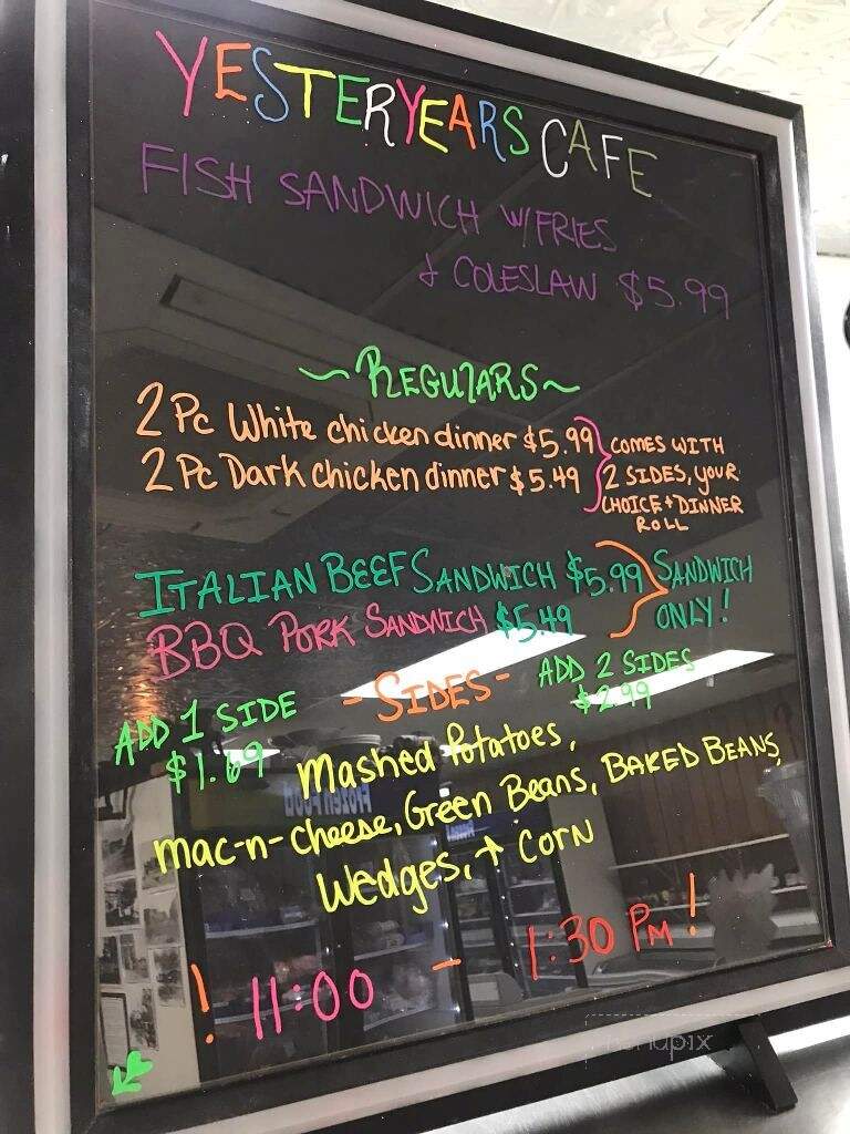 Yesteryears Meat & Specialty Shoppe - Demotte, IN menu_pic