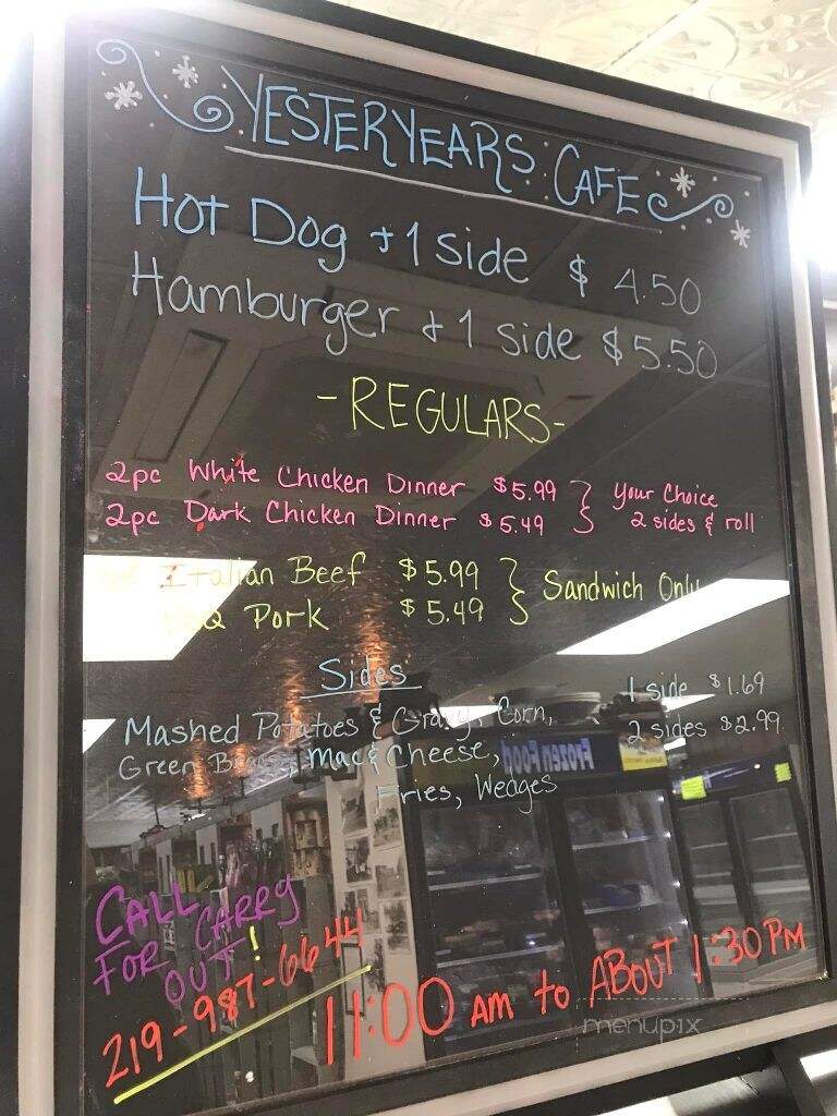 Yesteryears Meat & Specialty Shoppe - Demotte, IN menu_pic