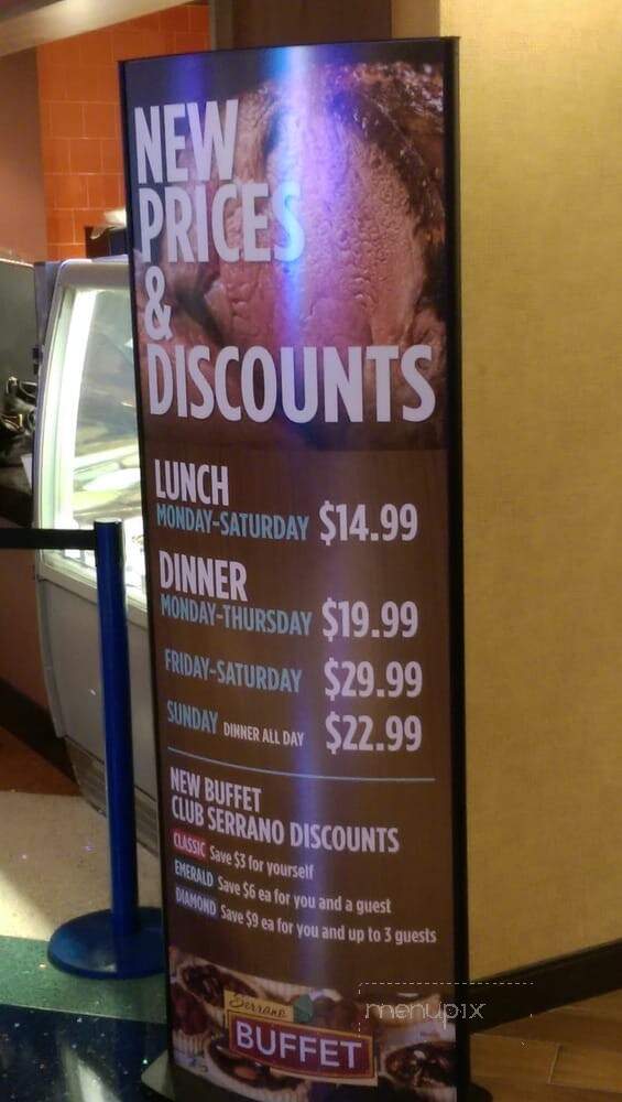Serrano Buffet - Highland, CA menu_pic
