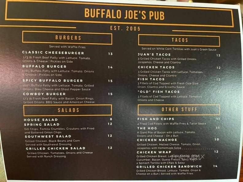 Buffalo Joes Pub - Paris, TX