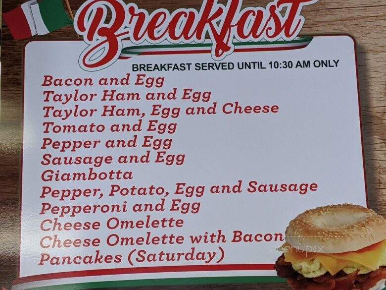 Caffe Espresso Italia - Newark, NJ menu_pic