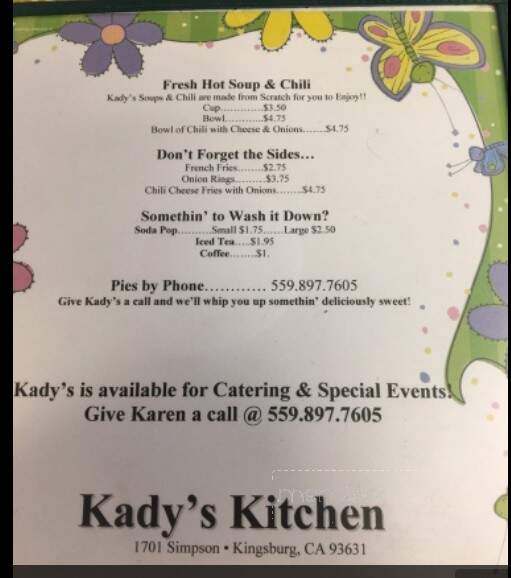 Kady's Country Kitchen - Kingsburg, CA