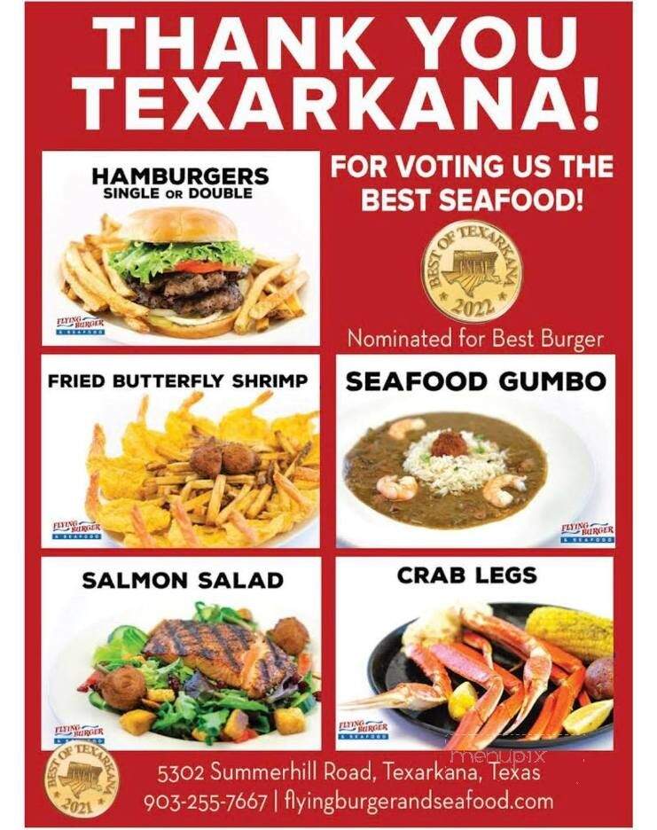 Flying Burger & Seafood - Texarkana, TX