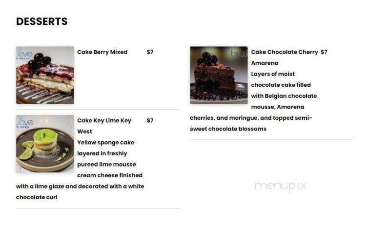 Bluwave Lobster House - Fort Myers, FL menu_pic