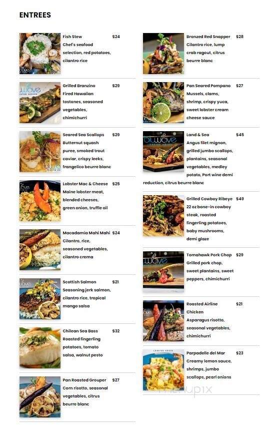Bluwave Lobster House - Fort Myers, FL menu_pic
