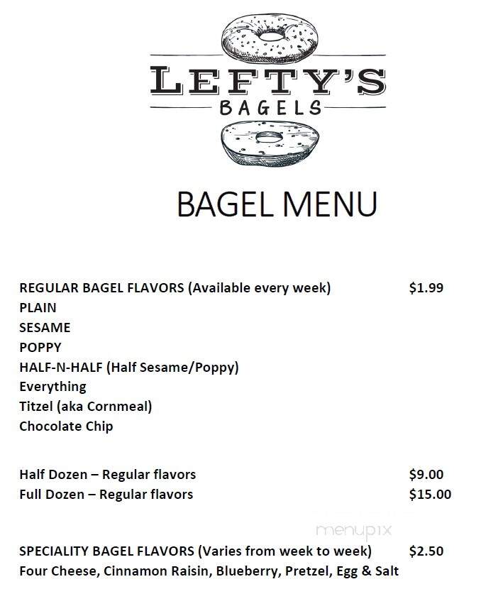 Lefty's Bagels - Chesterfield, MO menu_pic