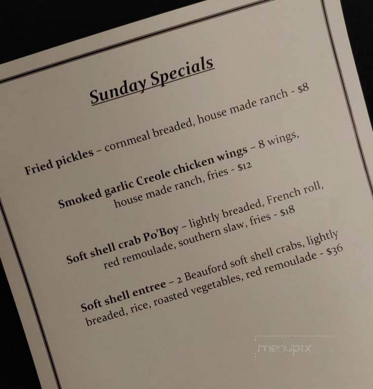 Sheehan's Irish Pub - Augusta, GA menu_pic
