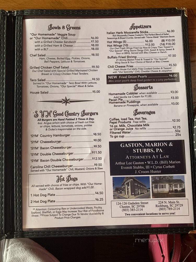 Country Omelet - Richburg, SC menu_pic