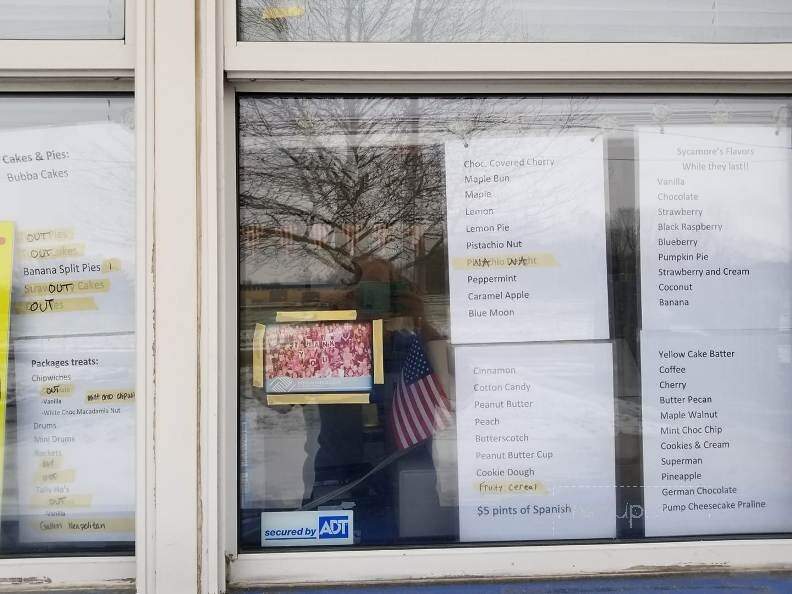 Sycamore Drive In - Monticello, IN menu_pic