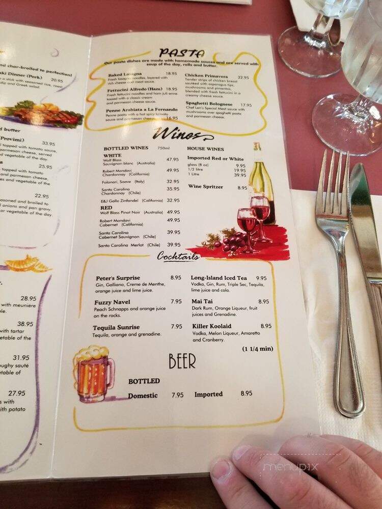 Peter's on Eglinton - Mississauga, ON menu_pic