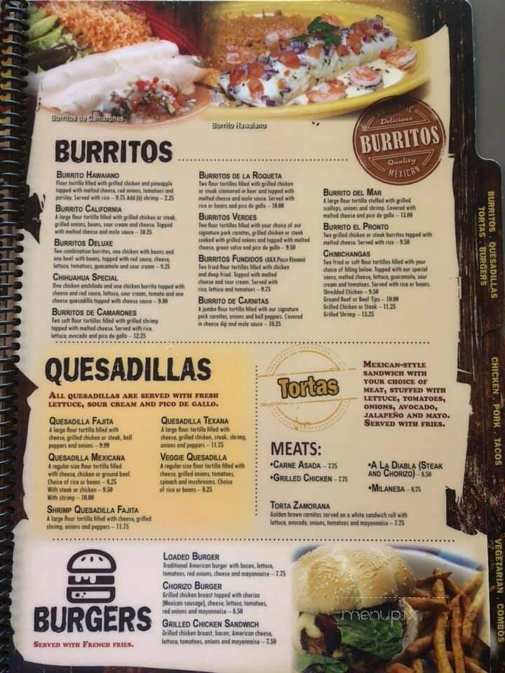 Salsa's Mexican Cafe - Lusby, MD menu_pic