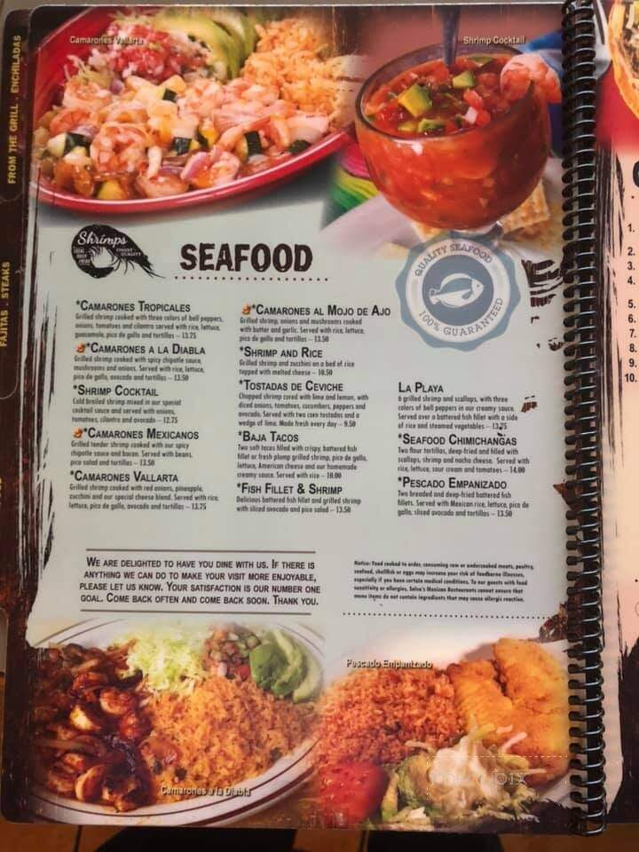 Salsa's Mexican Cafe - Lusby, MD menu_pic