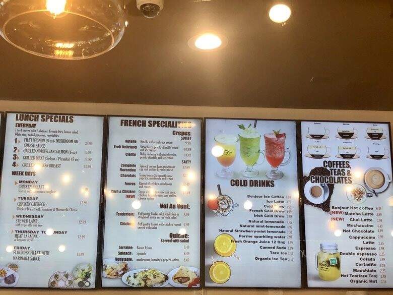 Bonjour Bakery - Weston, FL menu_pic