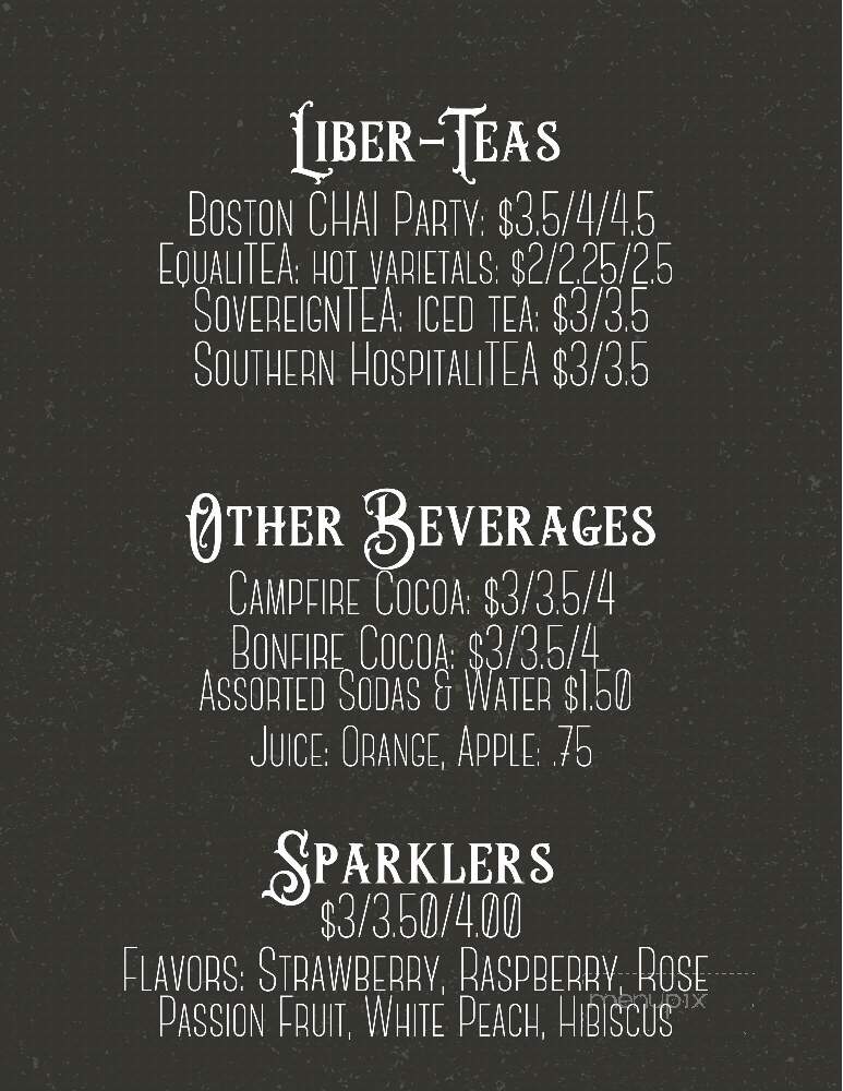 Red White & Brew Coffee - Six Mile, SC menu_pic