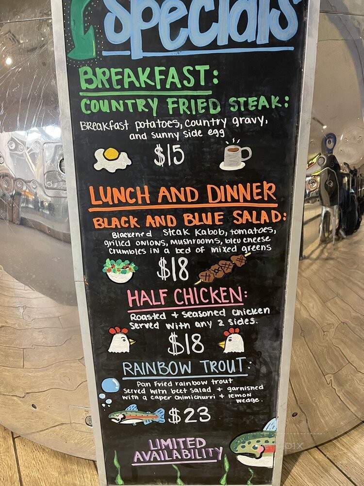 Aviator's Sports Bar and Bar-B-Que - Denver, CO menu_pic