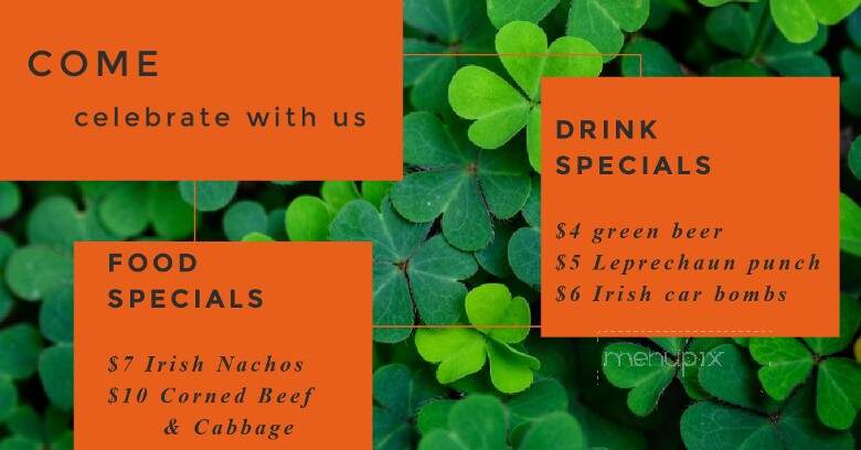 Kilpatrick's Public House - Greenville, SC menu_pic