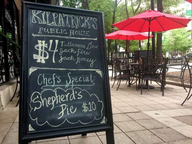 Kilpatrick's Public House - Greenville, SC menu_pic