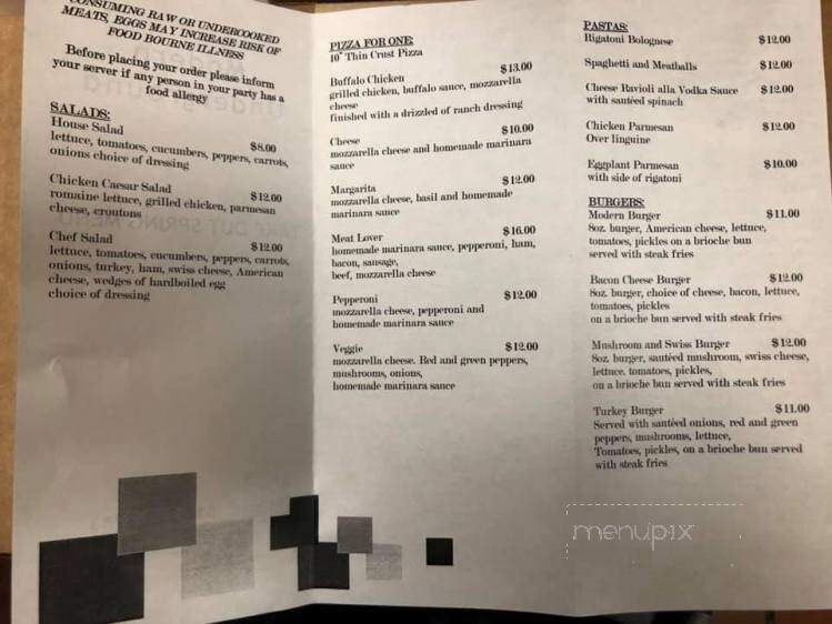 Modern Pastry - Medford, MA menu_pic