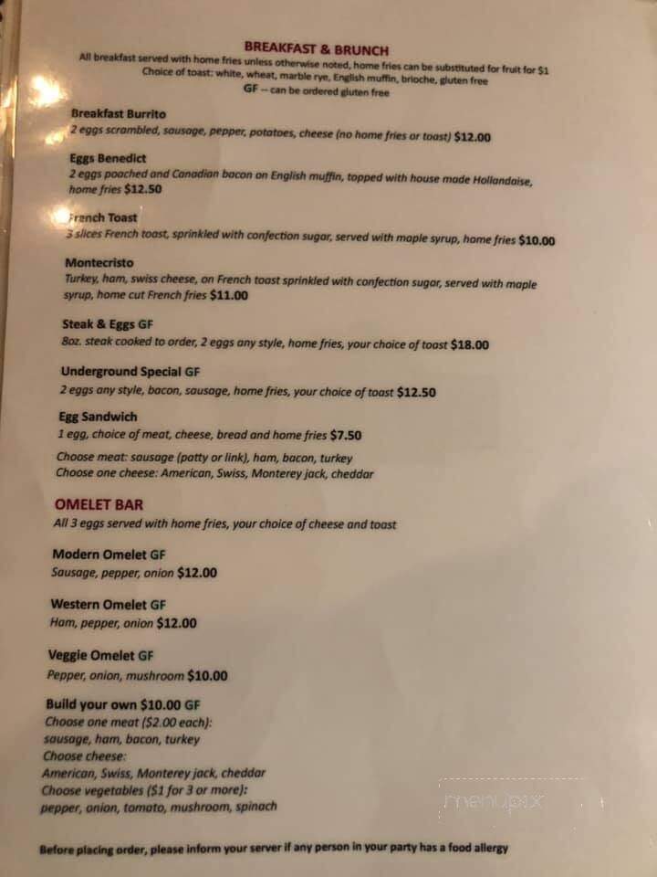 Modern Pastry - Medford, MA menu_pic