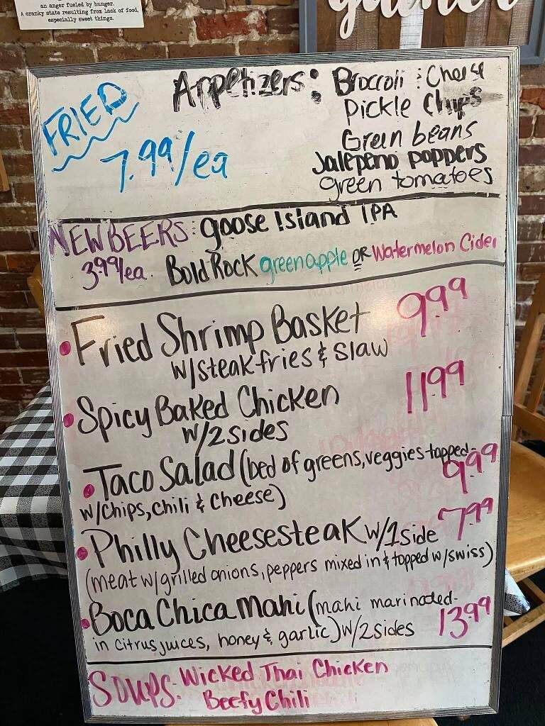 Conestoga's Restaurant - Alachua, FL menu_pic