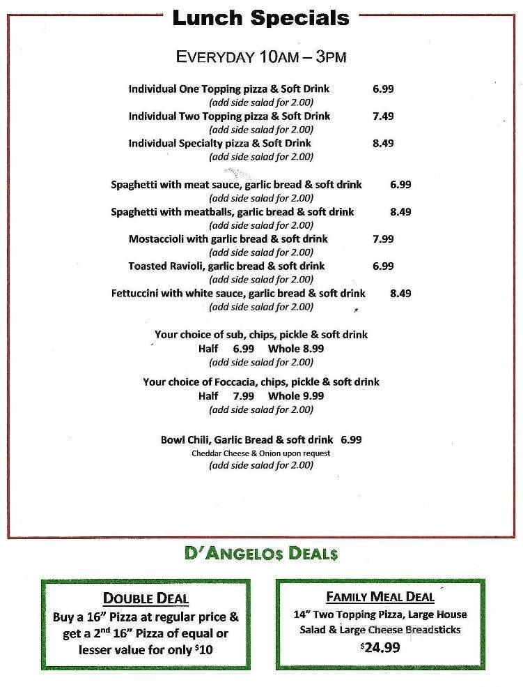 D Angelos Pizza - Pacific, MO menu_pic