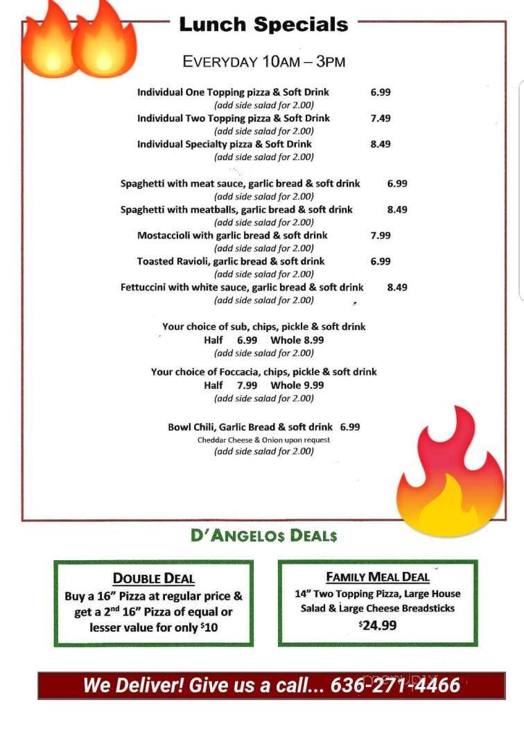 D Angelos Pizza - Pacific, MO menu_pic