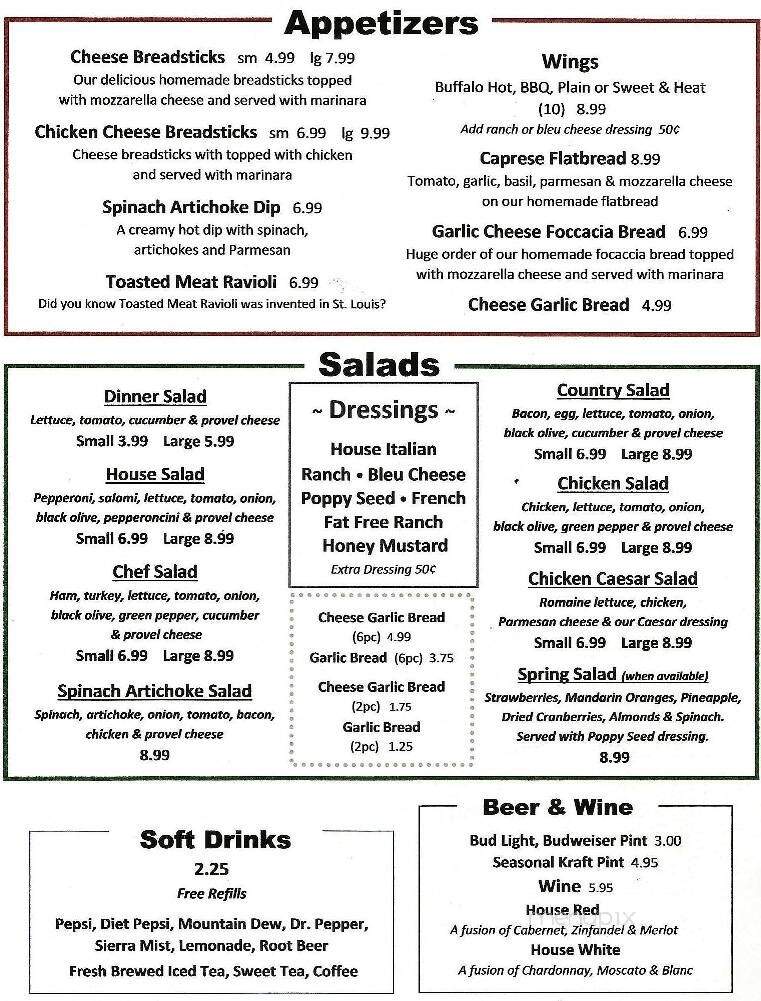 D Angelos Pizza - Pacific, MO menu_pic