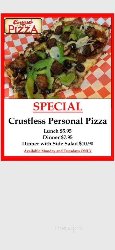 Corsaro's Family Pizza - Chowchilla, CA menu_pic