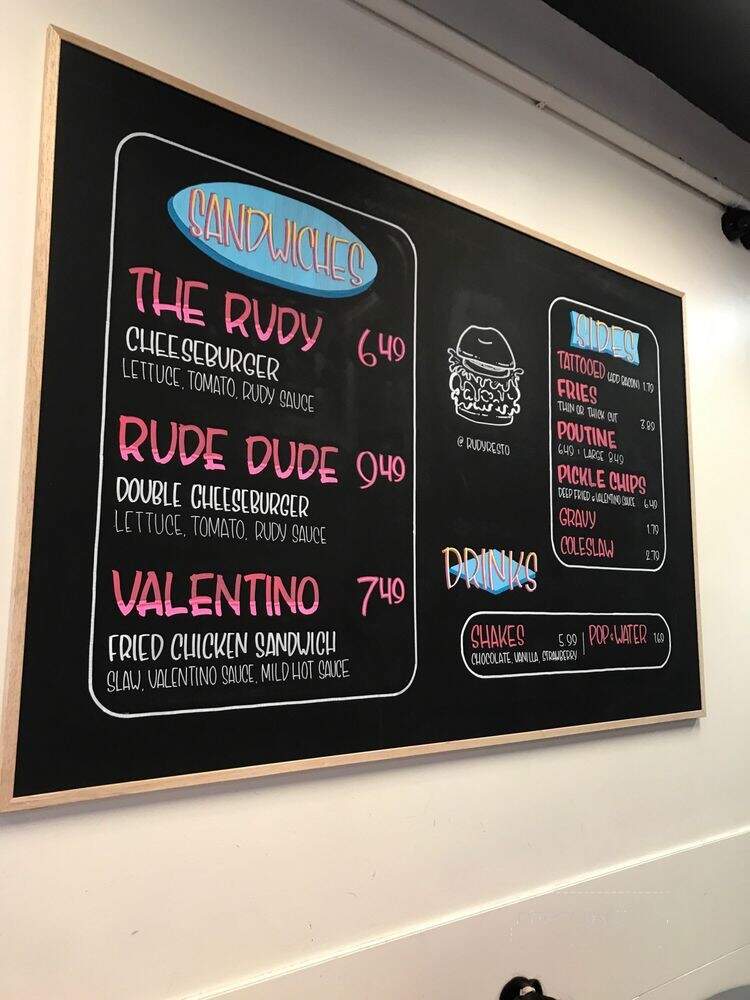 Rudy - Toronto, ON menu_pic