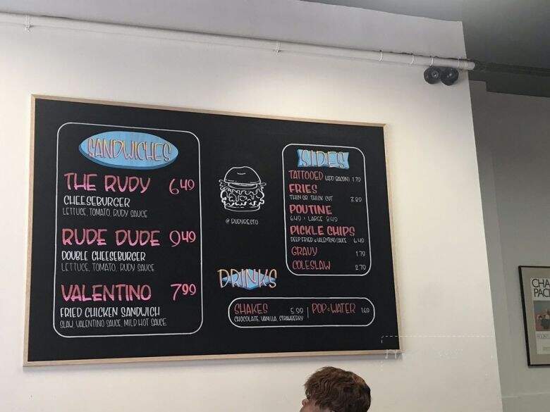 Rudy - Toronto, ON menu_pic