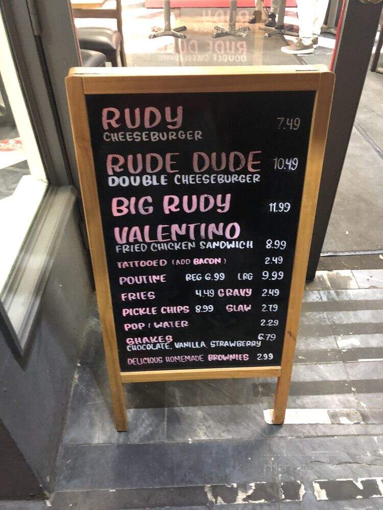 Rudy - Toronto, ON menu_pic