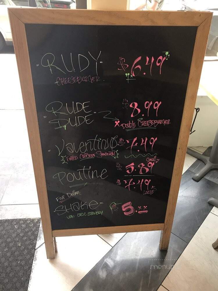 Rudy - Toronto, ON menu_pic