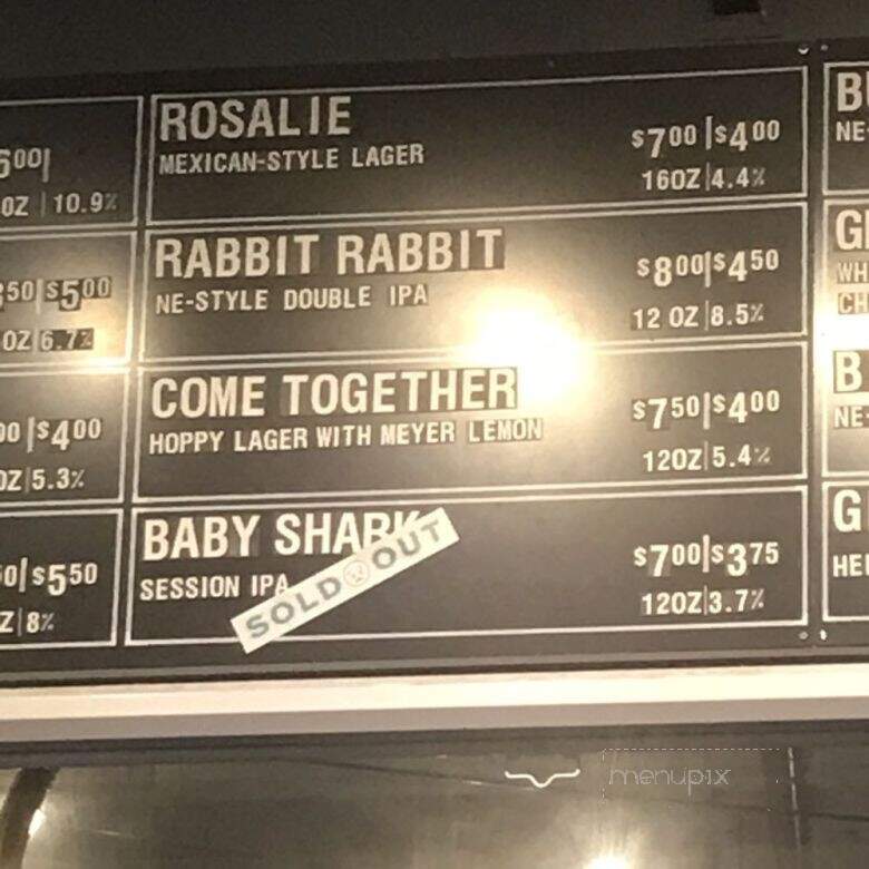 Lamplighter Brewing - Cambridge, MA menu_pic