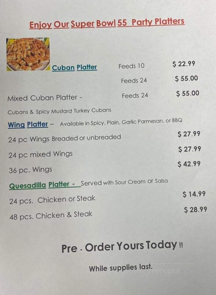 What's The Scoop - Beverly Hills, FL menu_pic