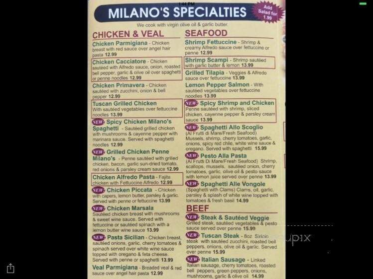 Milano's Family Restaurant - Longview, TX