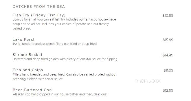 Peppermill Restaurant - Bad Axe, MI menu_pic
