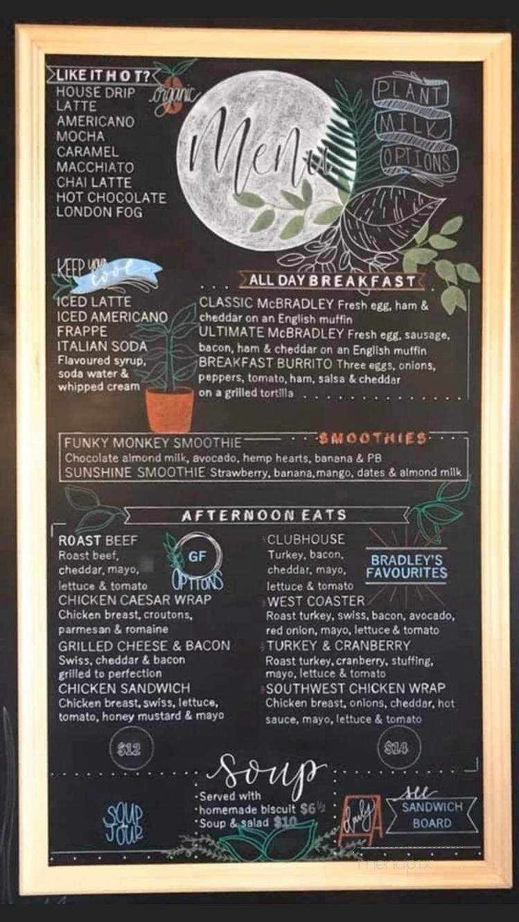 Bradley's On Jensen - Parksville, BC menu_pic