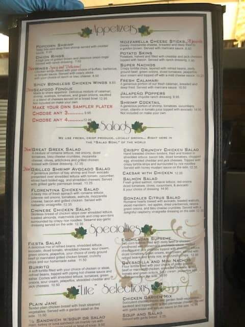 Windmill Restaurant - Soledad, CA menu_pic