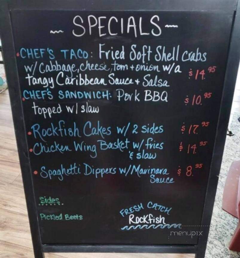 Hole In The Wall - Gwynns, VA menu_pic