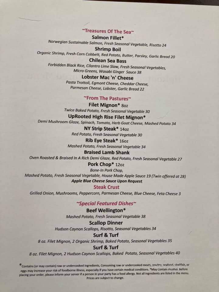 Uprooted - McHenry, IL menu_pic