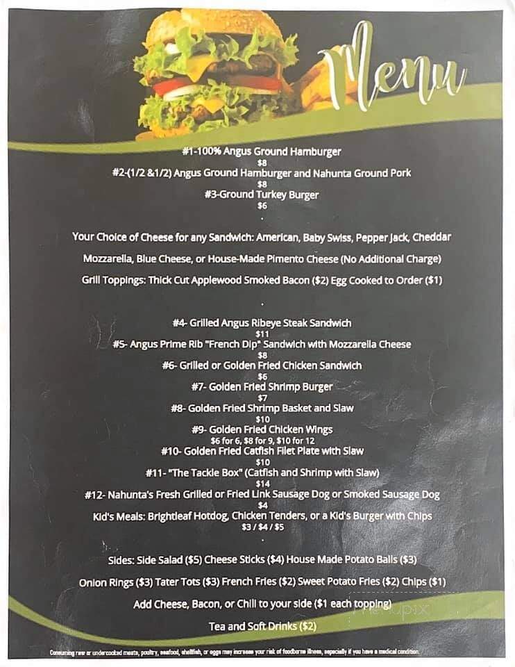 Lane Tree Grill - Goldsboro, NC menu_pic