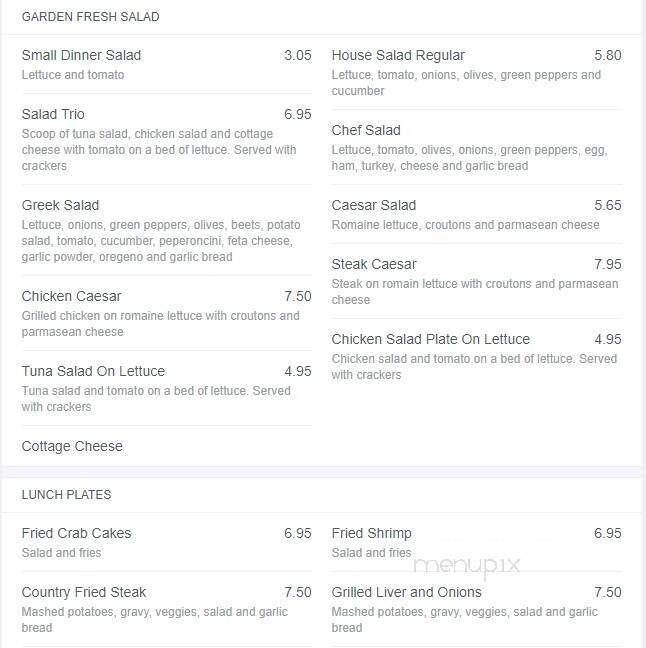 Tony's Restaurant - Tampa, FL menu_pic