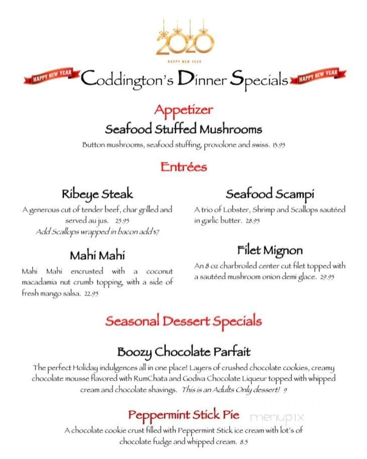 Coddington Brewing Co - Middletown, RI menu_pic