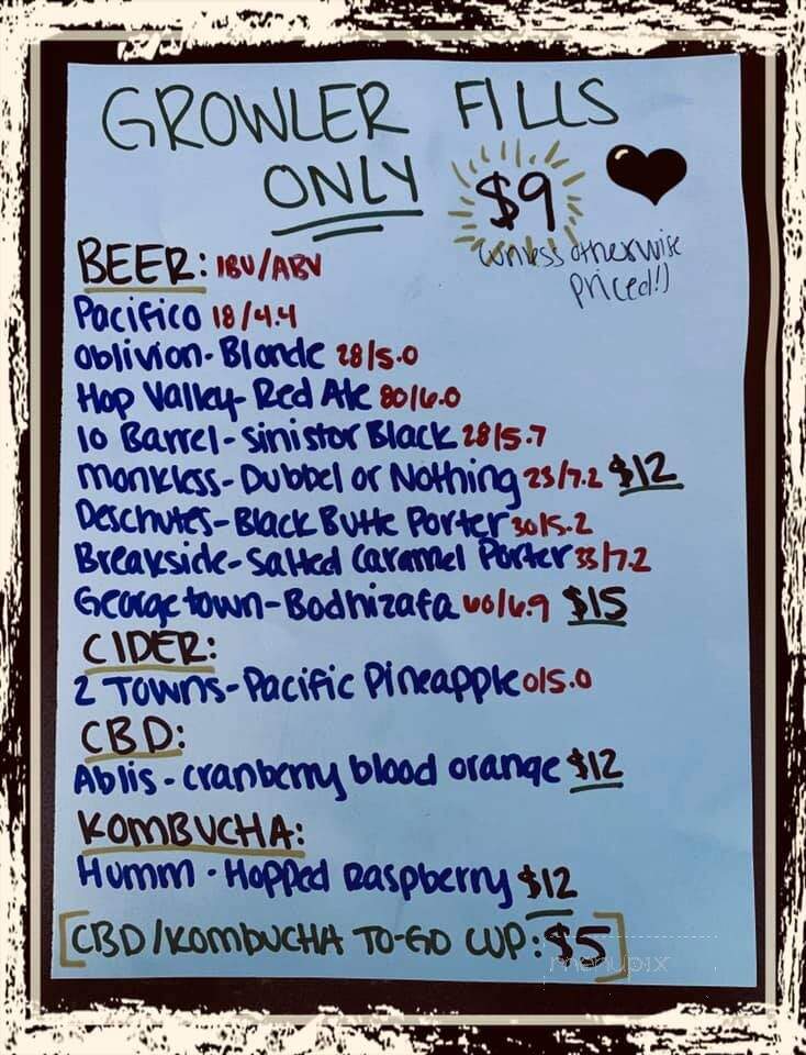 The Bite - Tumalo, OR menu_pic