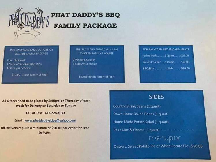 Phat Daddy's BBQ Shack - Chestertown, MD