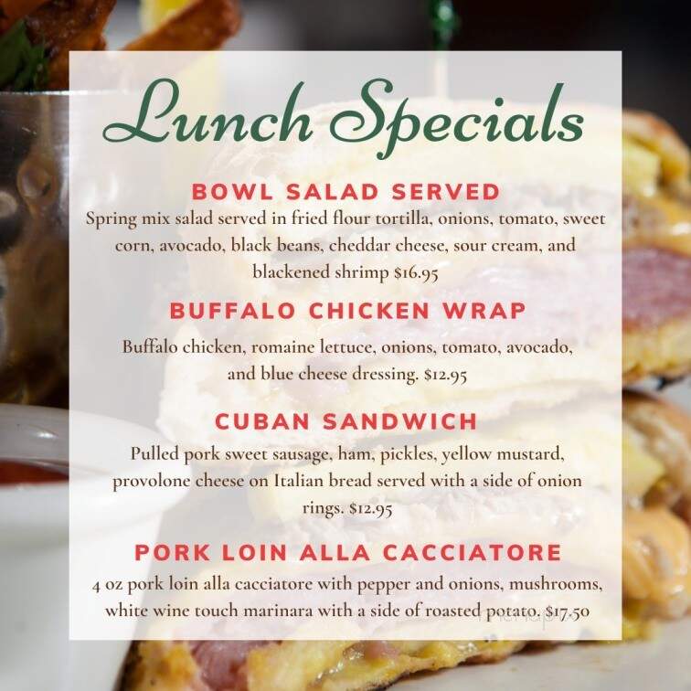 Pomodoro Pizza & Italian Restaurant - Downingtown, PA menu_pic
