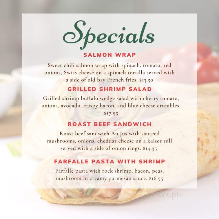 Pomodoro Pizza & Italian Restaurant - Downingtown, PA menu_pic