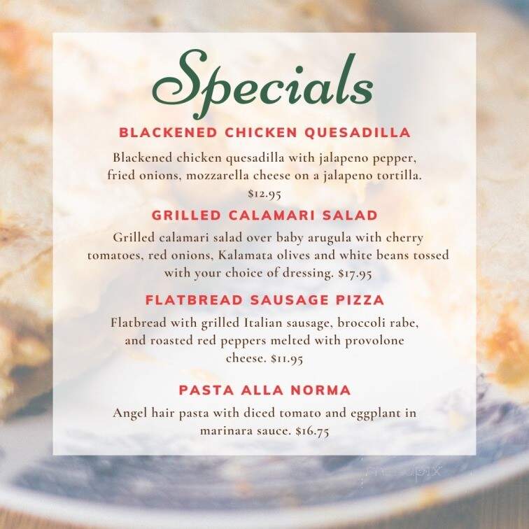 Pomodoro Pizza & Italian Restaurant - Downingtown, PA menu_pic