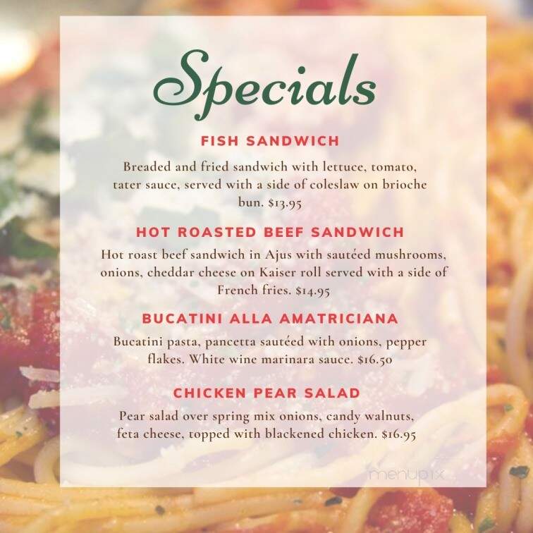 Pomodoro Pizza & Italian Restaurant - Downingtown, PA menu_pic