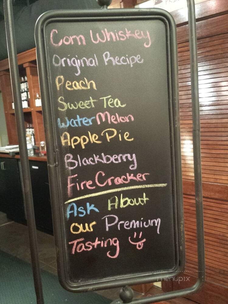 Doc Collier Moonshine - Gatlinburg, TN menu_pic
